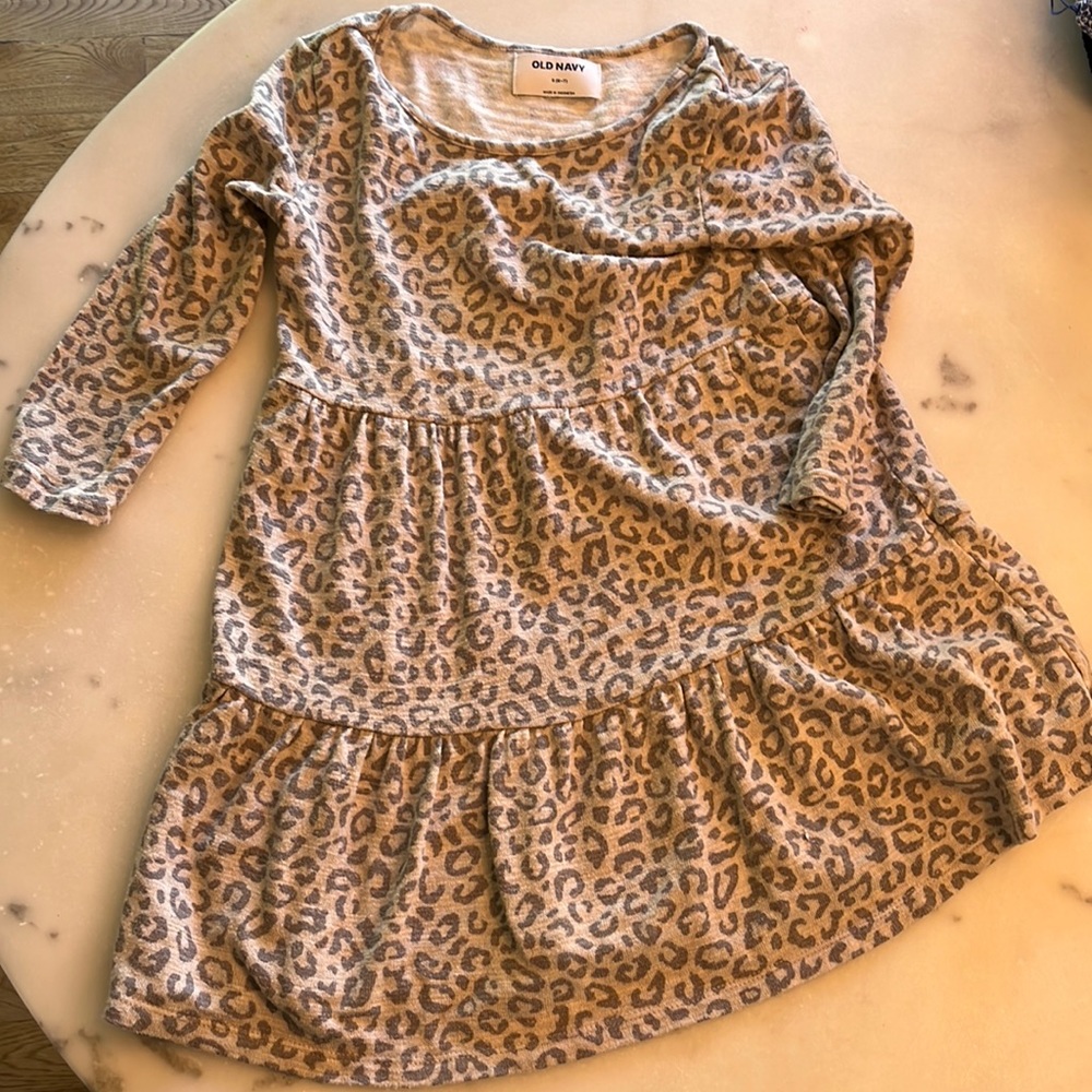 Old Navy knit cheetah dress